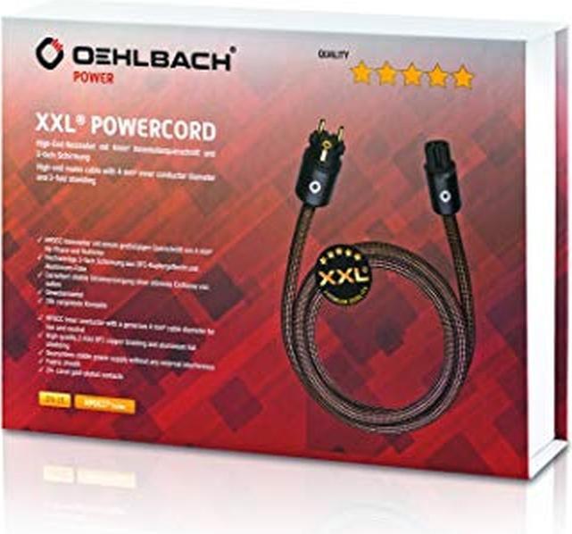 Image du produit Oehlbach XXL Powercord 300 3,00m, brun sépia (300 m)