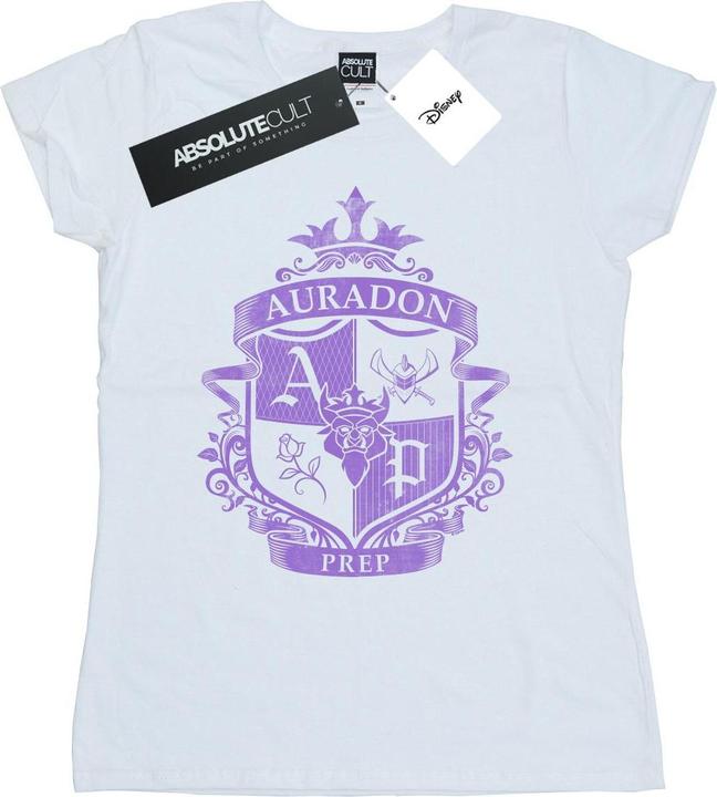 Actual product image Disney Womens/Ladies The Descendants Auradon Prep Crest Cotton T-Shirt (M)