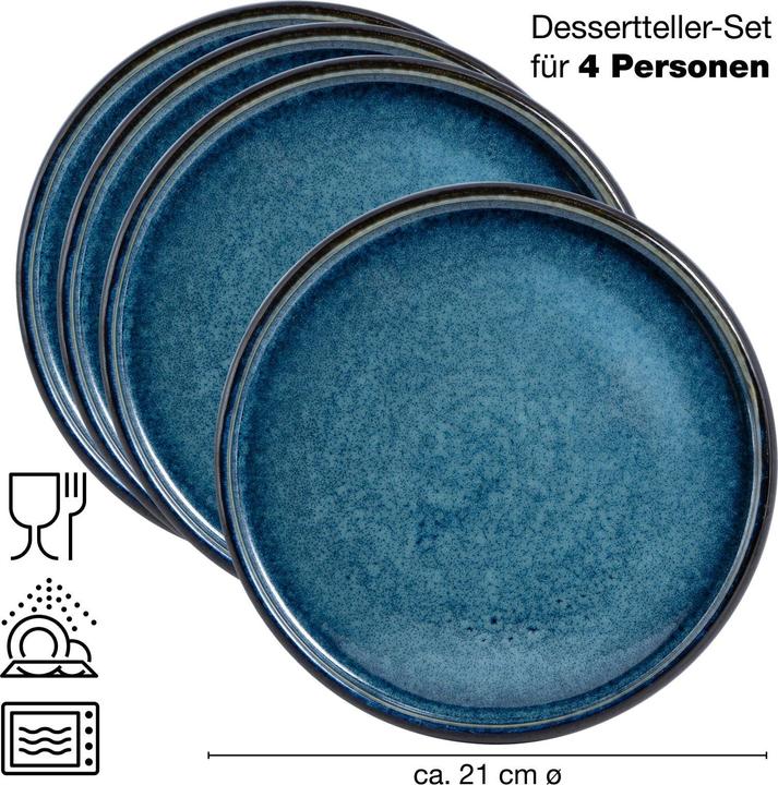 Produktbild Moritz & Moritz SOLID Dessertteller (4x, 21.50 cm)