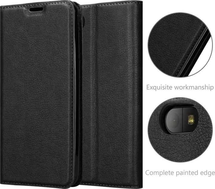 Actual product image Cadorabo Book Invisible Magnet Cover (Blackberry Q10)