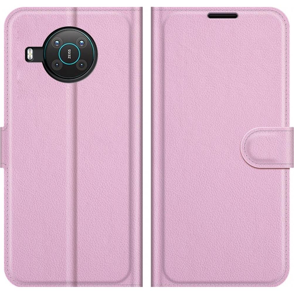 Screenguard Nokia X20 Leather Guard Lederhülle (Nokia X20), Smartphone Hülle, Rosa