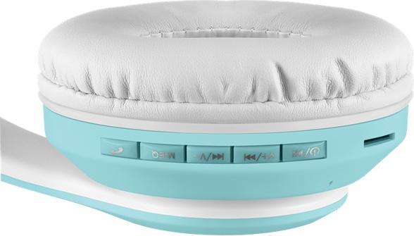 Actual product image Defender słuchawki Bluetooth Freemotion B585 Led seledynowy/celadon (63588) (21 h, Wireless)