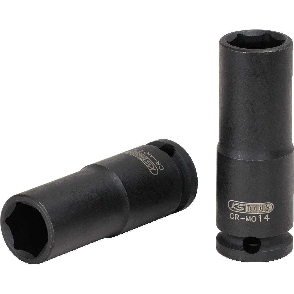 KS Tools, Steckschlüssel + Stecknuss, 3/4" Sechskant-Kraft-Stecknuss lang (20 mm)