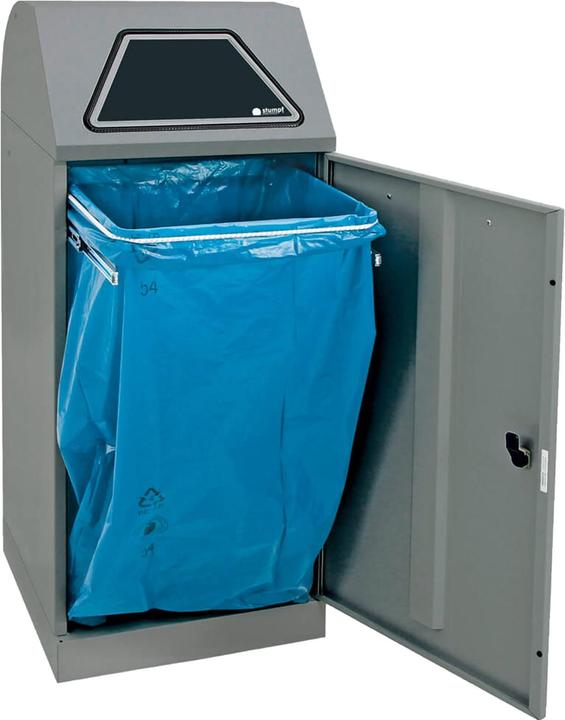 Image du produit kaiserkraft Collecteur de déchets, clapet d'insertion manuel (120 l)