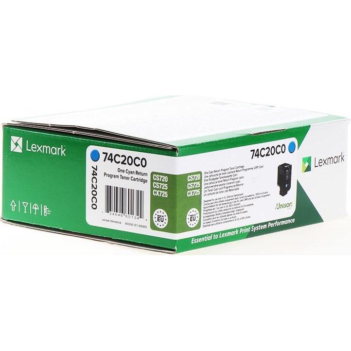 Thumbnail - Lexmark, Toner, 74c20c0 (C)