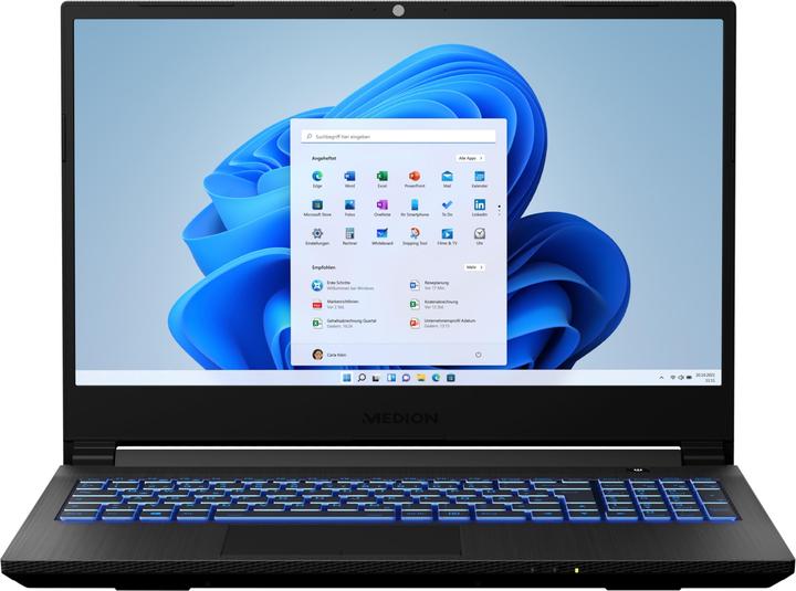 Image du produit Medion Erazer Deputy P25 MD62470 15.6 ordinateur portable de jeu (15.60", 512 Go, 16 Go, ING. Int., AMD Ryzen 7 5800H)