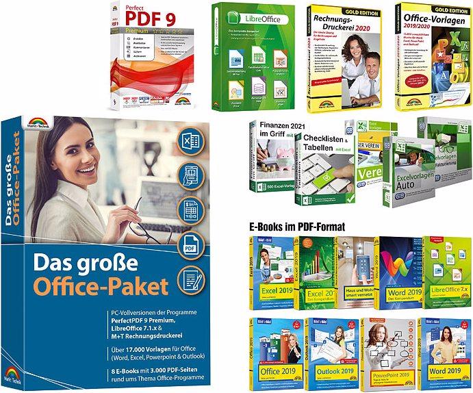 Produktbild Das grosse Office-Paket mit 17.000 Office-Vorlagen und 9 E-Books