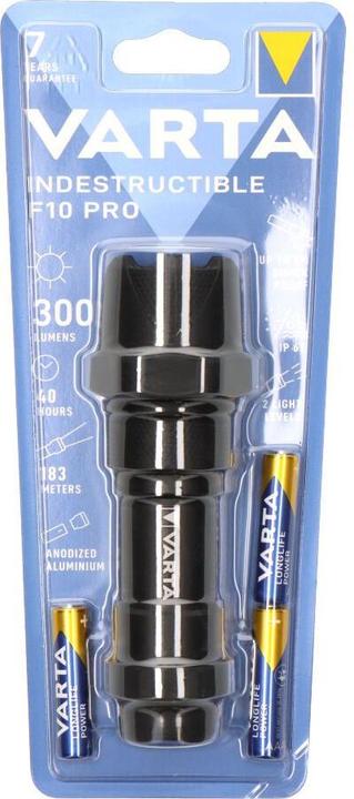 Actual product image Varta Indestructible F10 (13.80 cm, 300 lm)