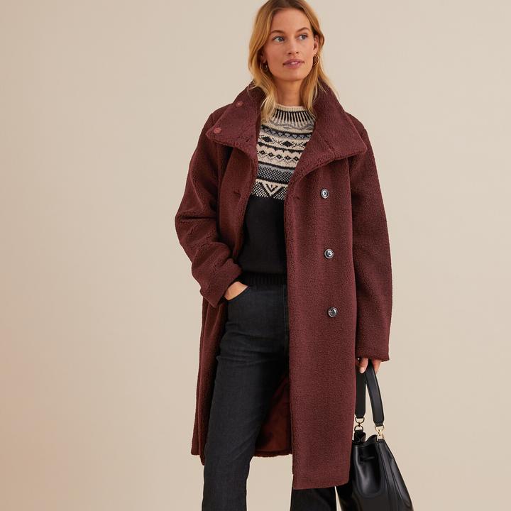 Produktbild Anne Weyburn Bouclé-Mantel mit Knopfverschluss