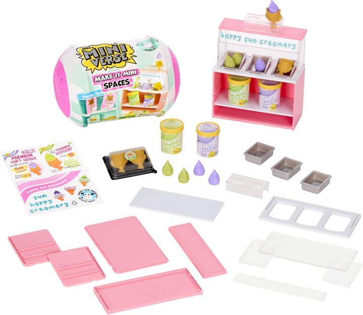 Actual product image MGA Entertainment Miniverse Spaces Furniture Pack in PDQ
