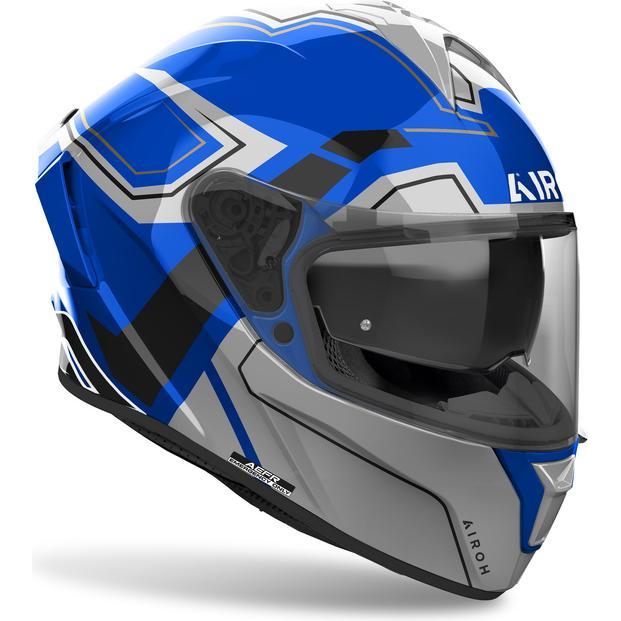 Airoh, Casco da moto, Spark 2 Dart Blau glänzender Helm (M)