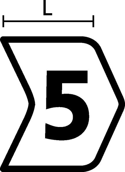 Actual product image HellermannTyton Slide on cable marker.