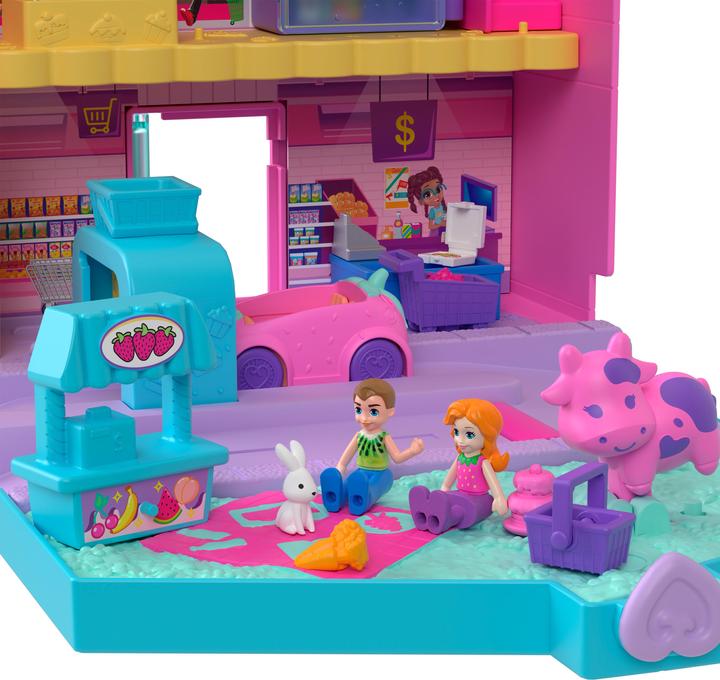 Actual product image Polly Pocket Pollyville food market