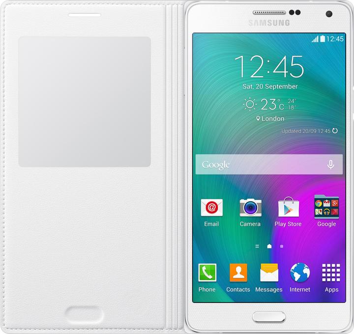 Productafbeelding Samsung Flip S-View EF-CA700BC Galaxy A7 zwart (Samsung Galaxy A7)