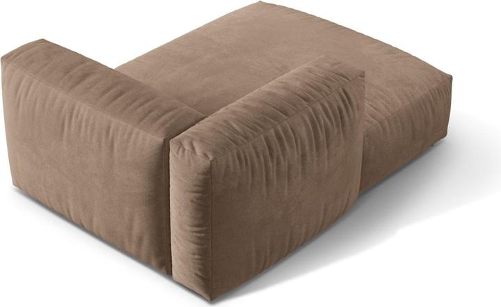 Image du produit Micadoni Chaise longue modulable gauche, "Martina", 1 Place, 176x123x75 Fabriqué en Europe (Recamière)