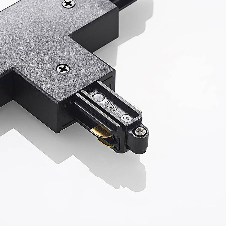 Actual product image Lindby T-connector 1-phase system, black
