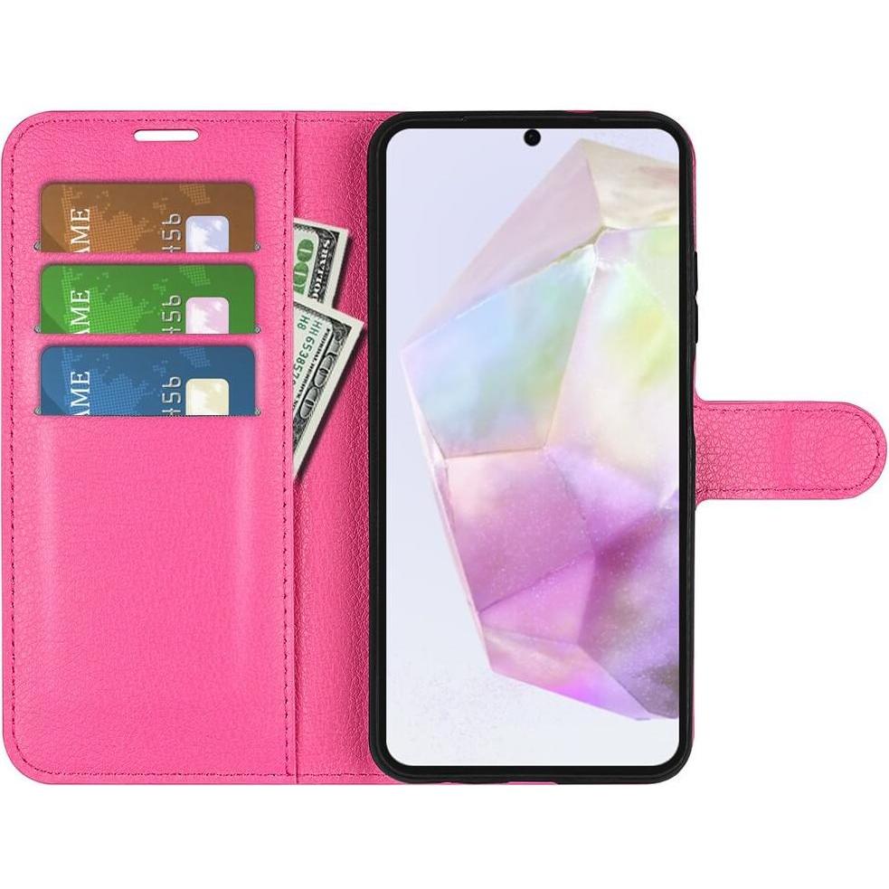 Thumbnail - Cover-Discount Galaxy A36 5G / A56 5G - Leder Etui Hülle (Samsung Galaxy A36, Samsung Galaxy A56), Smartphone Hülle, Pin...