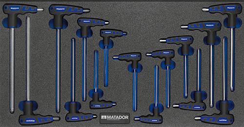 Produktbild Bedrunka & hirth Werkzeugeinsatz, Inlett zweifarbig schwarz/blau