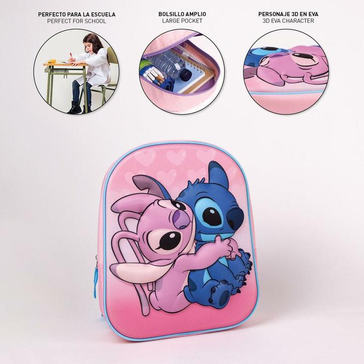 Produktbild Dick Smith Lilo & Stitch 3D-Rucksack – & Engel