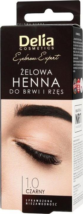 Delia Cosmetics Delia - Henna for eyebrows and eyelashes gel 1.0ack 15ml