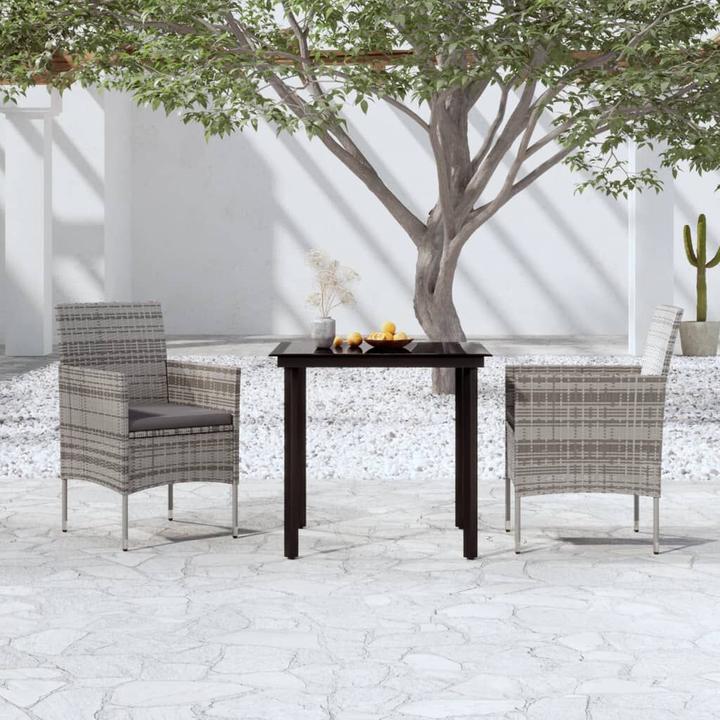 Produktbild vidaXL Garten Essgruppe (80 x 80 x 74 cm)