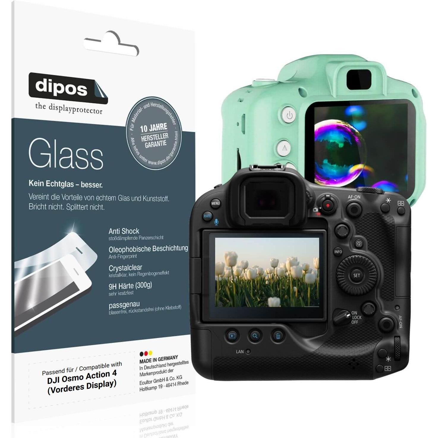 Thumbnail - Dipos Anti-Shock Displayschutz 9H, Action Cam Zubehör, Transparent