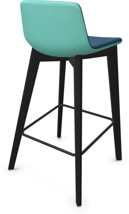 Blue, Mint, Black, Ash stained black