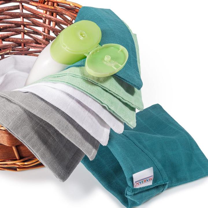 Actual product image Makian Baby flannels & wash mitts