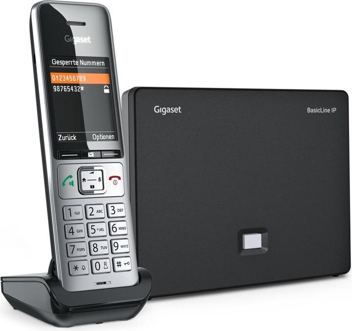 Image du produit Gigaset BasicLine IP+COMFORT 500HX silber-schwarz