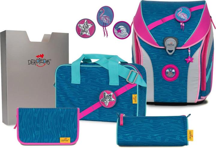 Immagine prodotto Derdiedas ErgoFlex Max Set di zaini scolastici Caraibi (22 l)