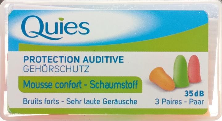 Image du produit Quies Lärmschutz aus Schaumstoff (6 x)