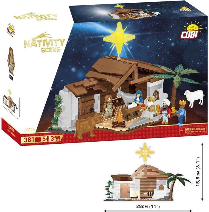 Actual product image Cobi 20006 - 370 PCS NATIVITY SET 20006 NATIVITY SCENE