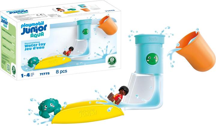 Actual product image Playmobil JUNIOR AQUA: Waterfall tank with slide (71775, Playmobil Junior)