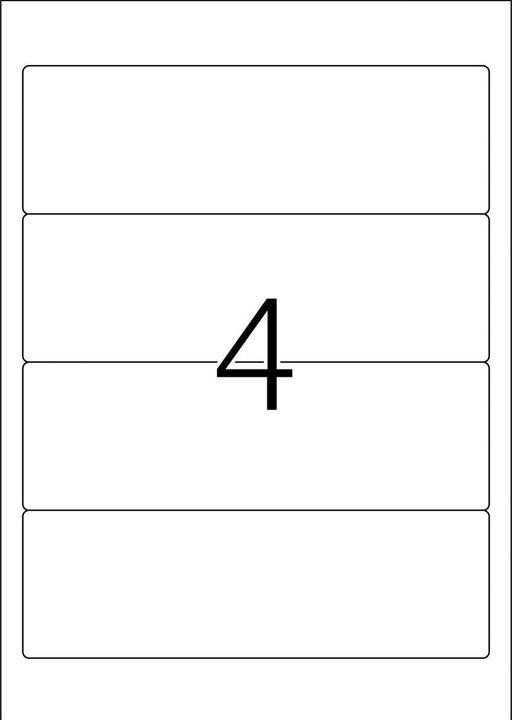 Actual product image HERMA Folder labels A4