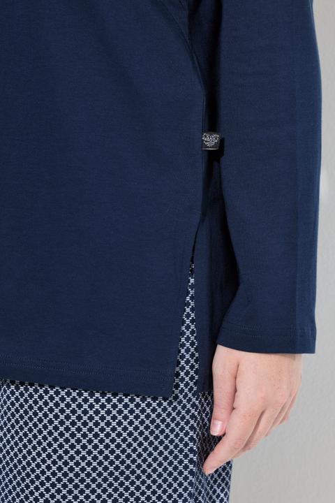 Produktbild Ulla Popken Pyjama, Muster, Rundhals, Langarm (68)