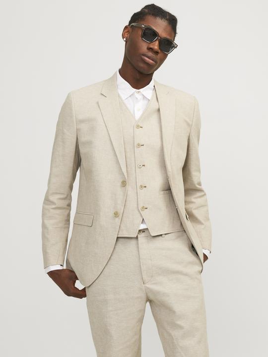 Actual product image Jack & Jones Slim Fit Linen Blazer (46)
