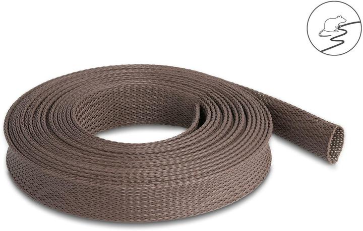 Image du produit Delock Tuyau tressé résistant aux rongeurs, 5 m x 25 mm brun (Gaines pour câbles, 500 cm)