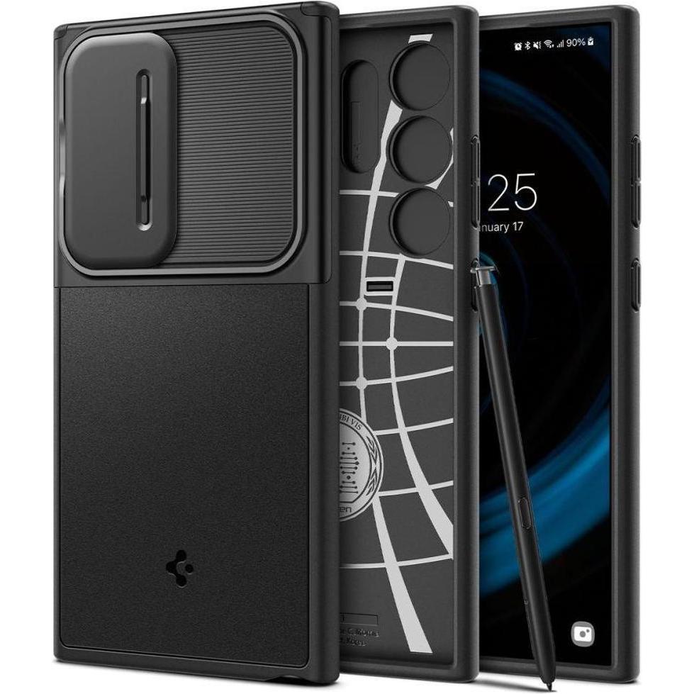 Thumbnail - Spigen Optik Armor (Samsung Galaxy S24 Ultra), Smartphone Hülle, Schwarz