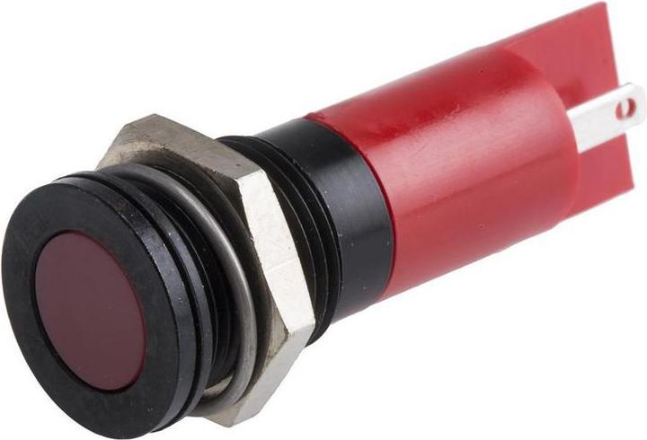 Produktbild RS PRO LED 14mm Chromblende 24Vdc Rot