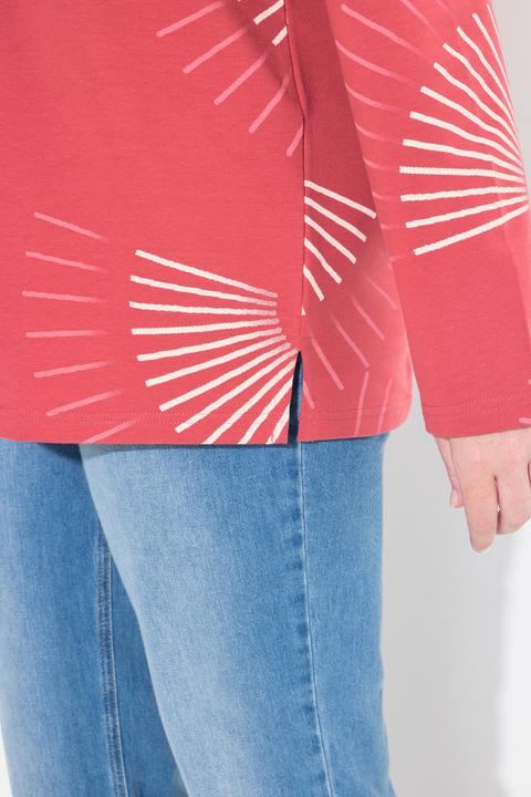 Produktbild Ulla Popken Hoodie, grafischer Druck, Kapuze, Langarm (42, 44)