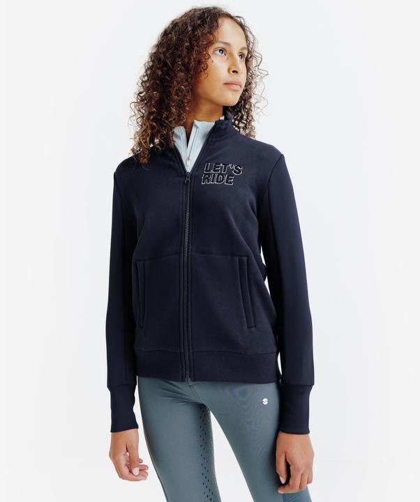 Produktbild Fouganza Reit-Sweatjacke 500 Kinder marineblau (164)