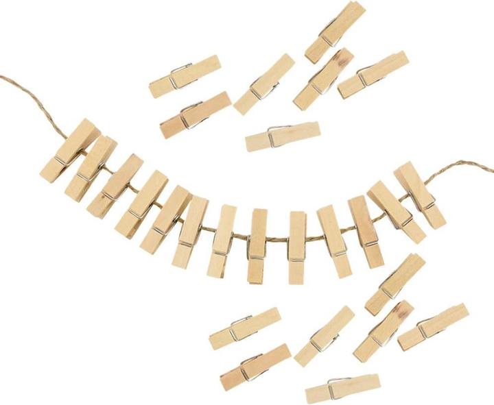 Produktbild JTI 100x Kleine Wäscheklammern aus Holz
