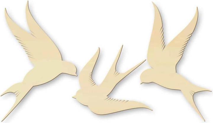Image du produit Trenddeko Peuplier oiseaux (3 pièces)