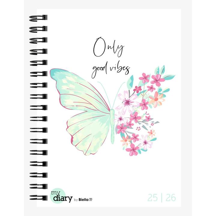 Actual product image Biella Mydiary Wire-O (12 x 16.5 cm, German)