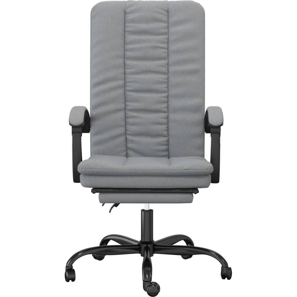 Vidaxl Grau Bürostuhl, Bürostuhl Mit Liegefunktion (46.50 - 56 Cm)