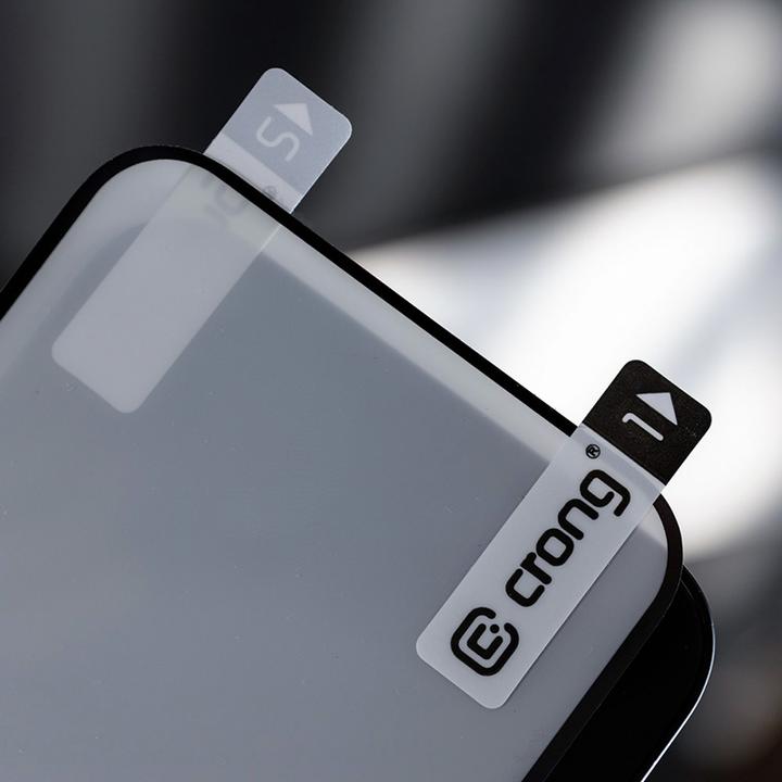 Actual product image Crong 7D Nano Flexible Glass - Szkło hybrydowe 9H na cały ekran Samsung Galaxy S22+ (Samsung Galaxy S22+)