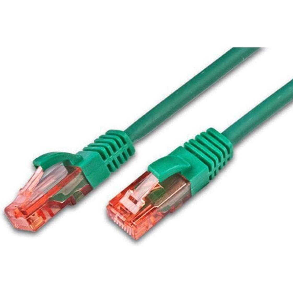 Wirewin Patchkabel: UTP 0.5m grün (U/UTP, CAT6, 0.50 m), Netzwerkkabel