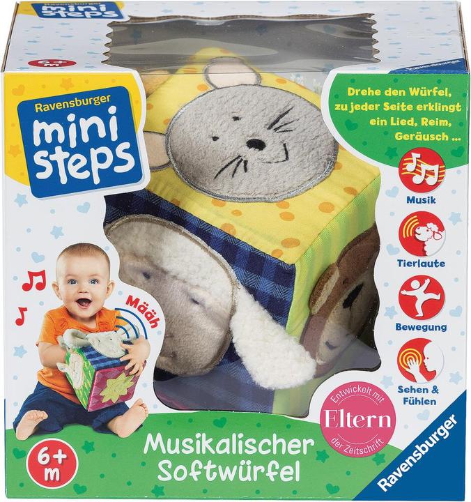 Actual product image Ministeps Musical soft cube
