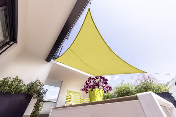 Produktbild Windhager Sonnensegel Cannes, 5 x 5 m, Quadratisch, Gelb (5 x 5 m)