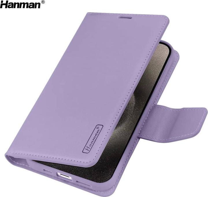 Immagine prodotto Hanman Apple iPhone 17 - Mill Flip Case mit 3 Kartenfächern, Lila (Apple iPhone 17)